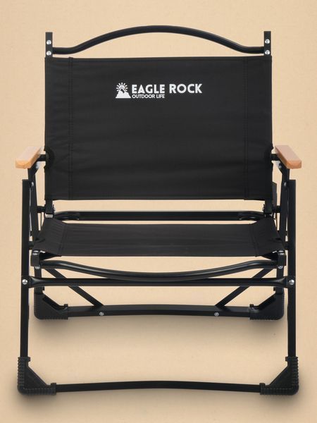 Складаний стілець Eagle Rock з низькою посадкою для пікніка пляжу барбекю риболовлі компактний чорний CHAIR50051balck фото